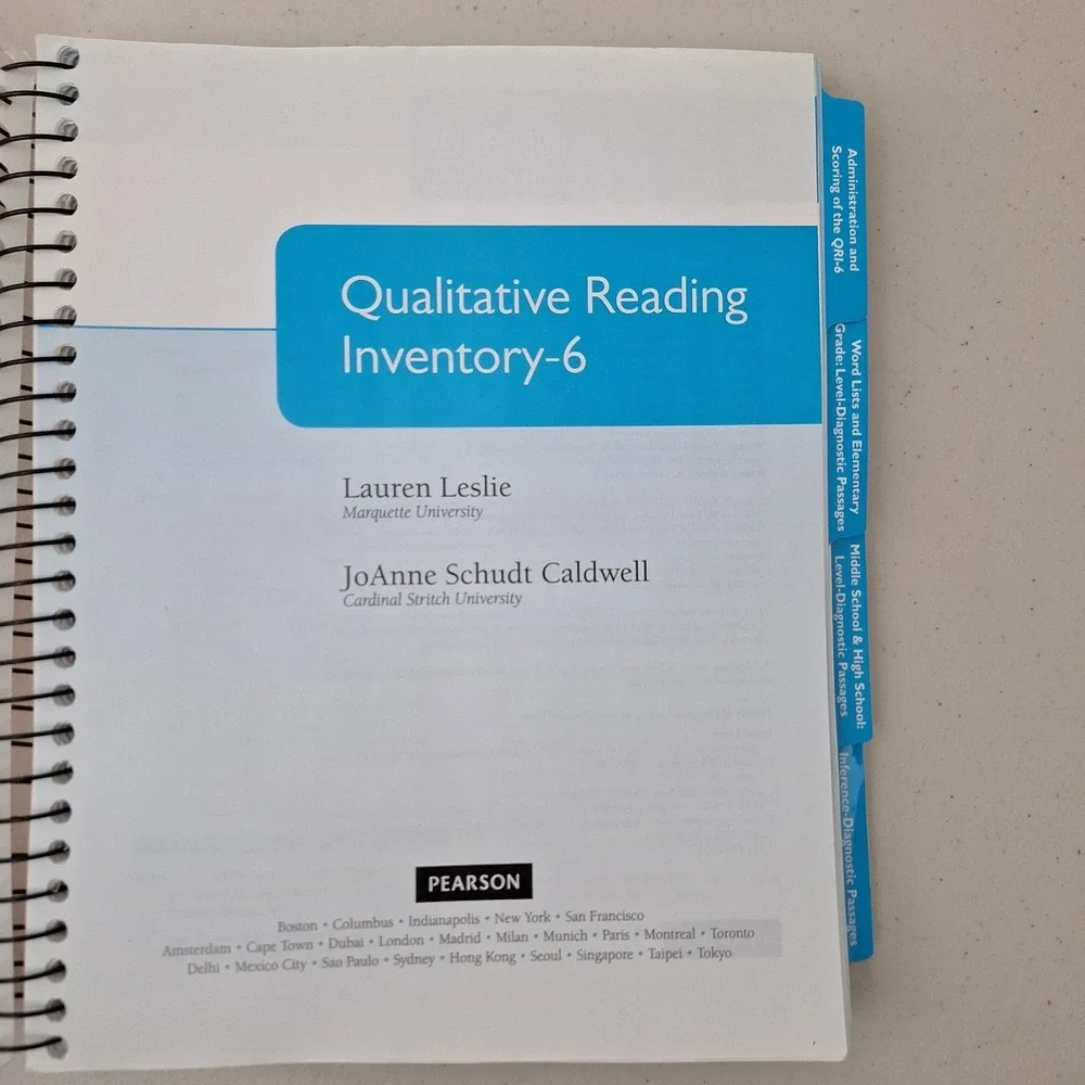 Qualitative Reading Inventory (6th Edition) - Spiral-bound - VERY GOOD